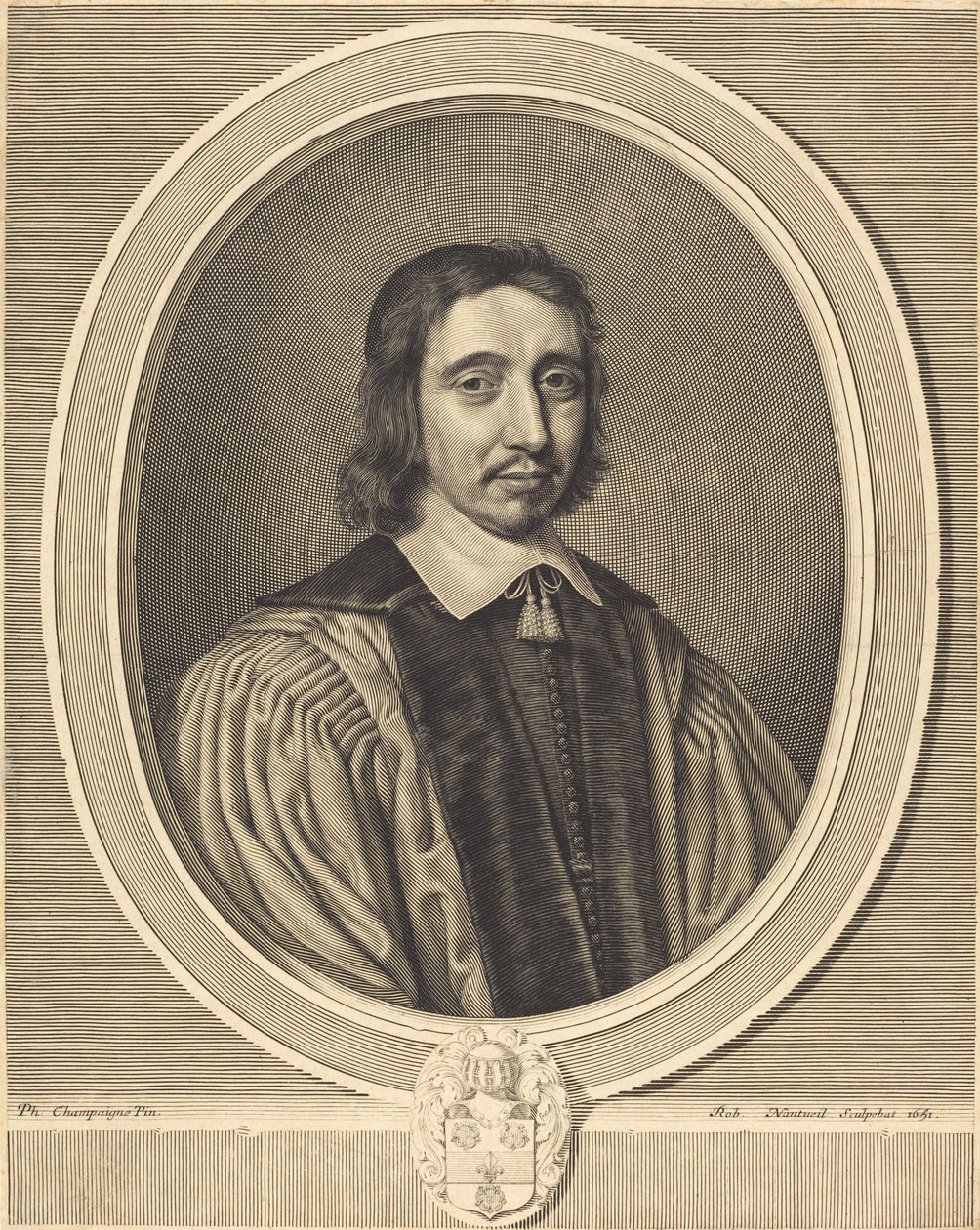 Charles Benoise tekijältä Robert Nanteuil after Philippe de Champaigne