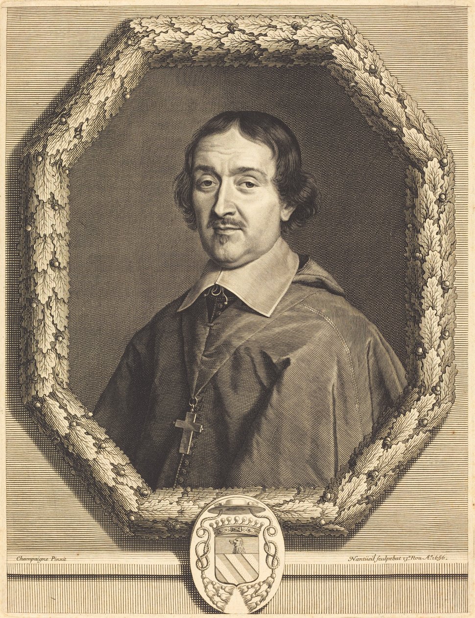 Francois Servian tekijältä Robert Nanteuil after Philippe de Champaigne
