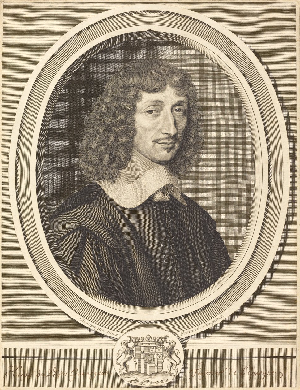 Henri de Guenegaud tekijältä Robert Nanteuil after Philippe de Champaigne