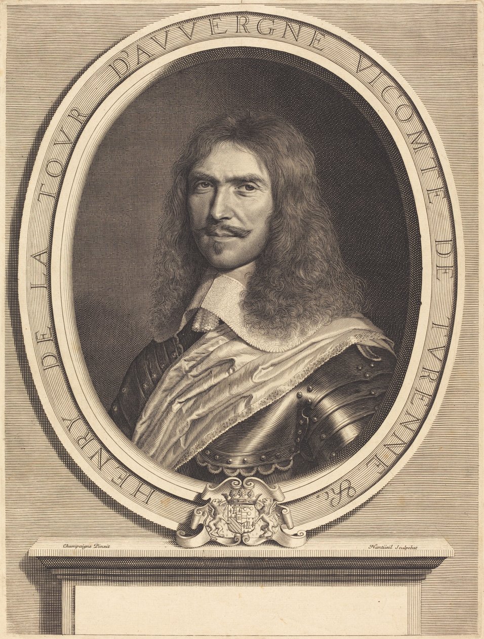 Marsalkka de Turenne tekijältä Robert Nanteuil after Philippe de Champaigne