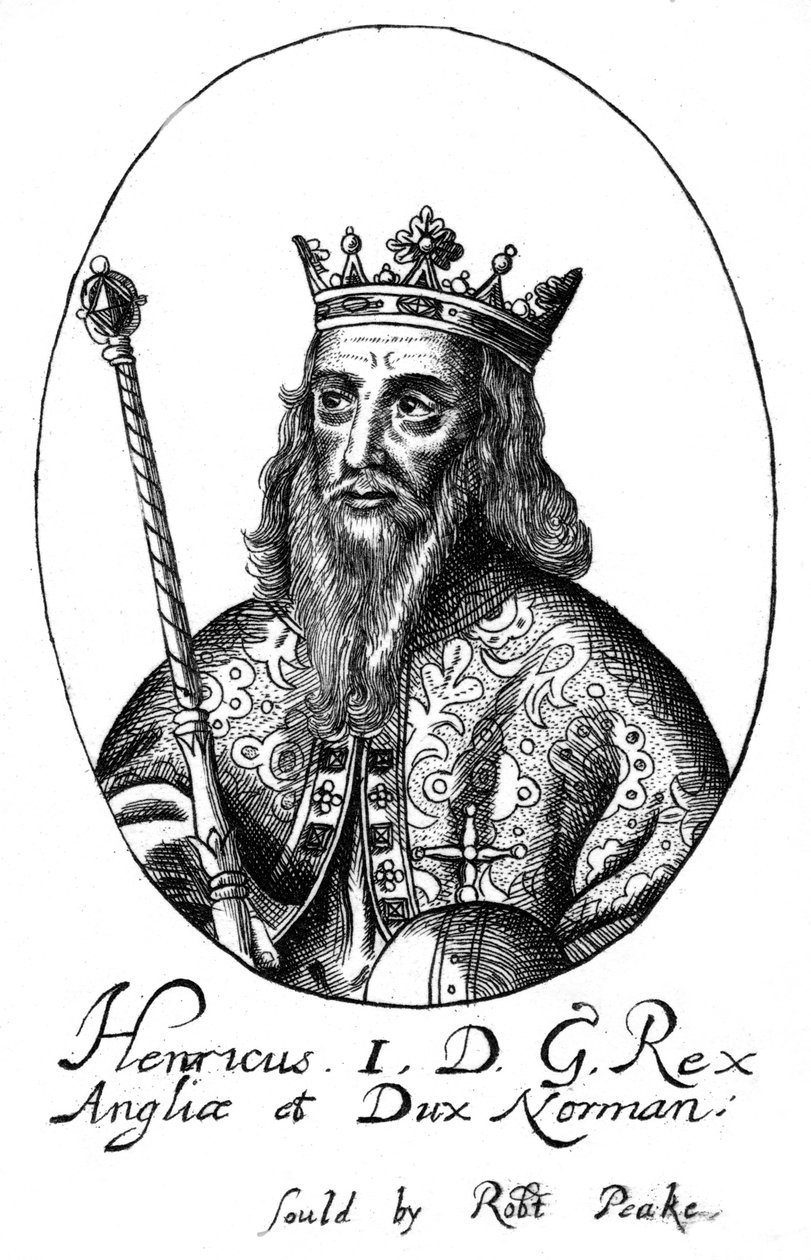 Henrik I, Englannin kuningas. tekijältä Robert Peake