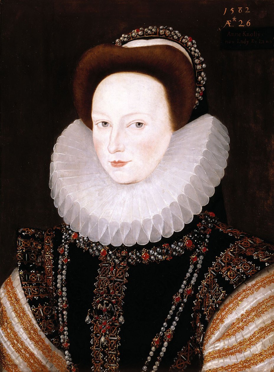 Anne Knollysin muotokuva tekijältä Robert Peake the elder