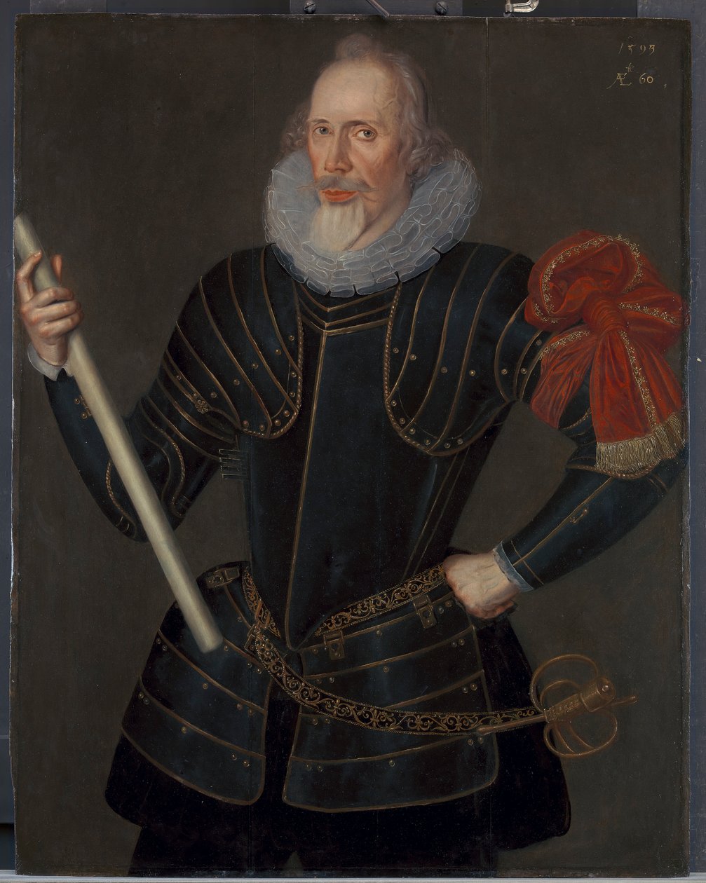 Miehen muotokuva, mahdollisesti Thomas Howard, kolmas varakreivi Bindon (n. 1539–1611) tekijältä Robert Peake the elder