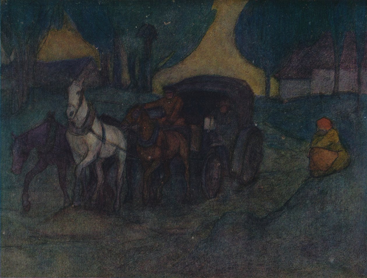 Maatie Puolassa, c1901, 1905 tekijältä Robert Polhill Bevan