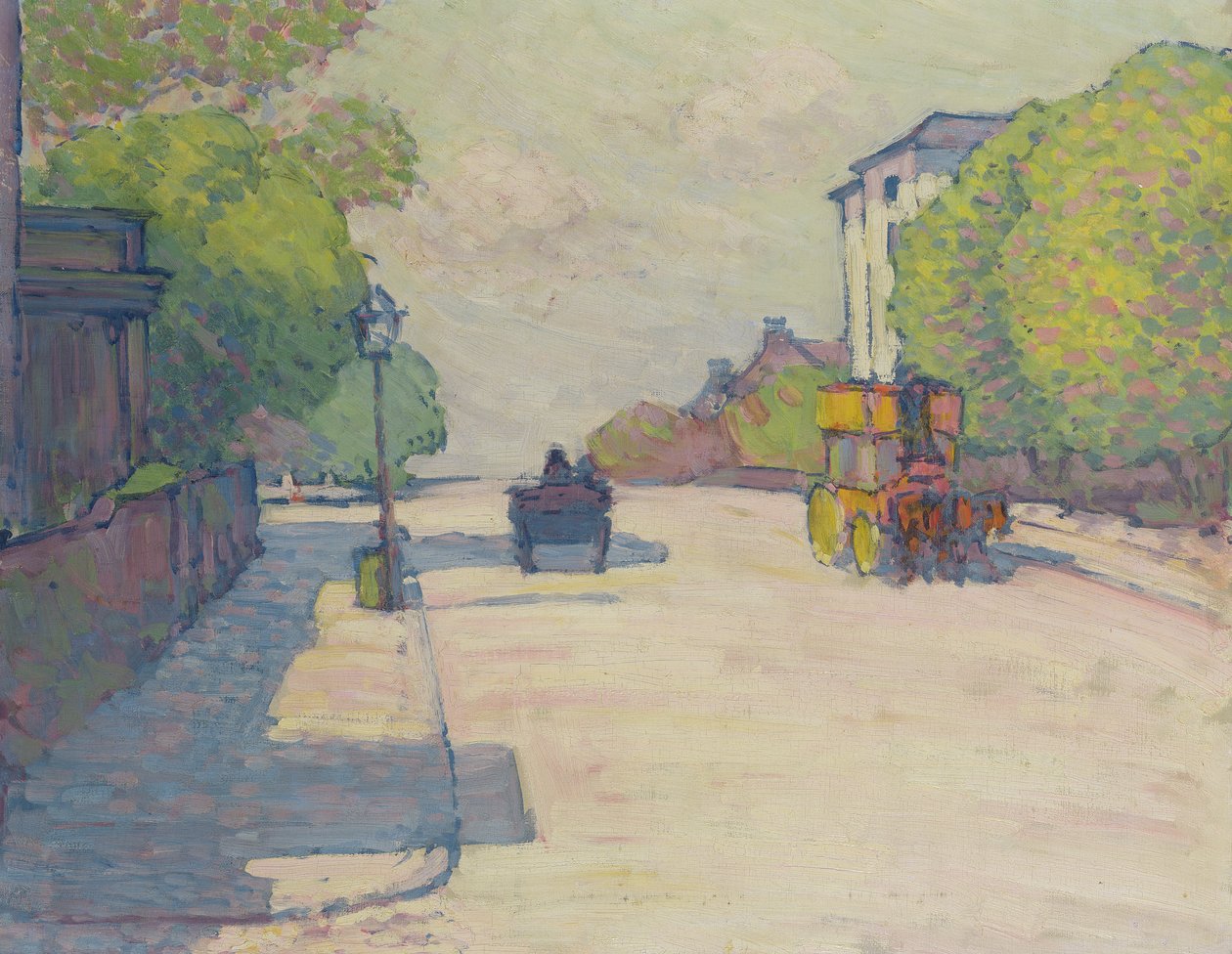 Adelaide Road auringonvalossa, 1910 tekijältä Robert Polhill Bevan