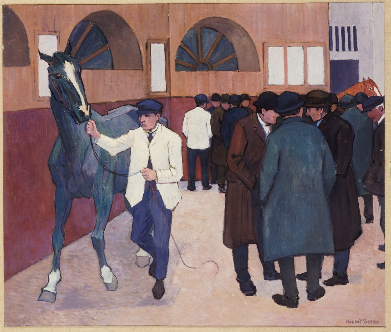 Hevoskauppiaat Barbicanissa, 1918 tekijältä Robert Polhill Bevan