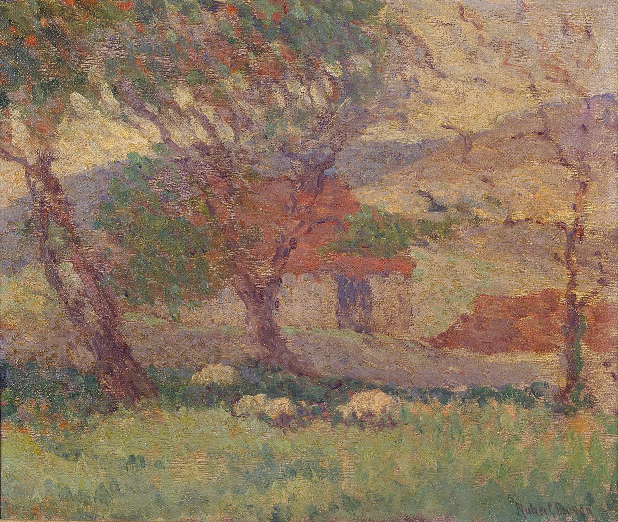 Downsissa lähellä Lewesiä, 1906 tekijältä Robert Polhill Bevan