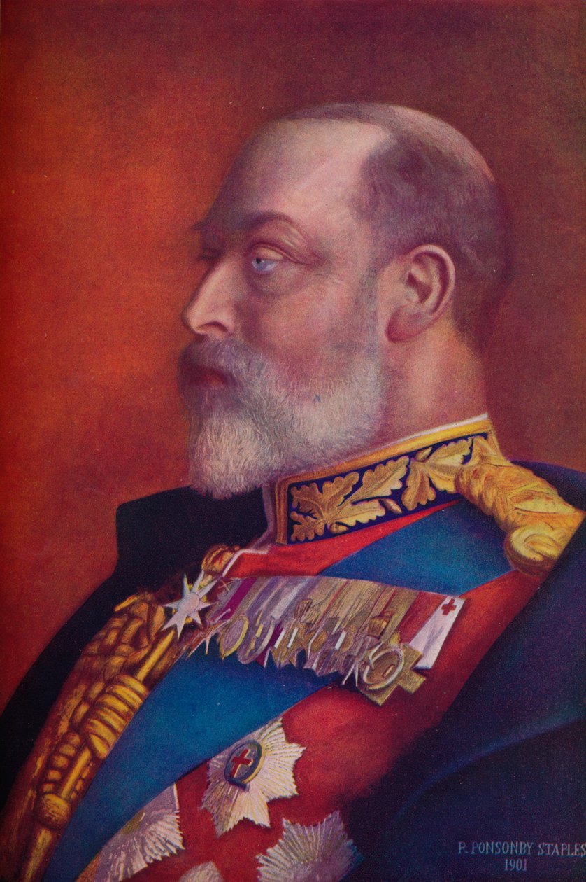Kuningas Edward VII ensimmäisenä hallitusvuotena, 1901 1910 tekijältä Robert Ponsonby Staples
