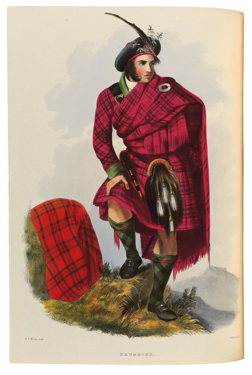 Kuva elokuvasta "The Clans of the Scottish Highlands", tekijältä Robert Ronald McIan