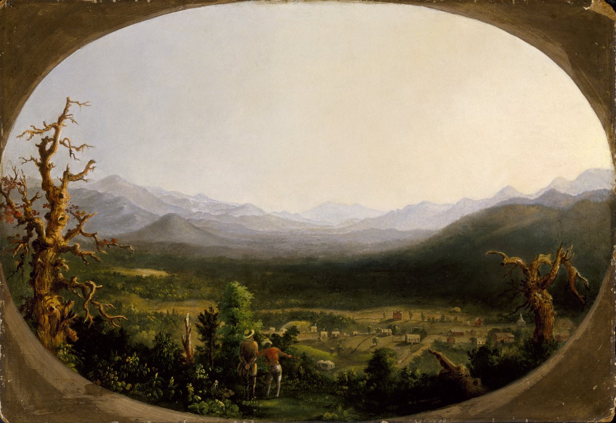 Näkymä Ashevillestä, Pohjois-Carolinassa tekijältä Robert Scott Duncanson