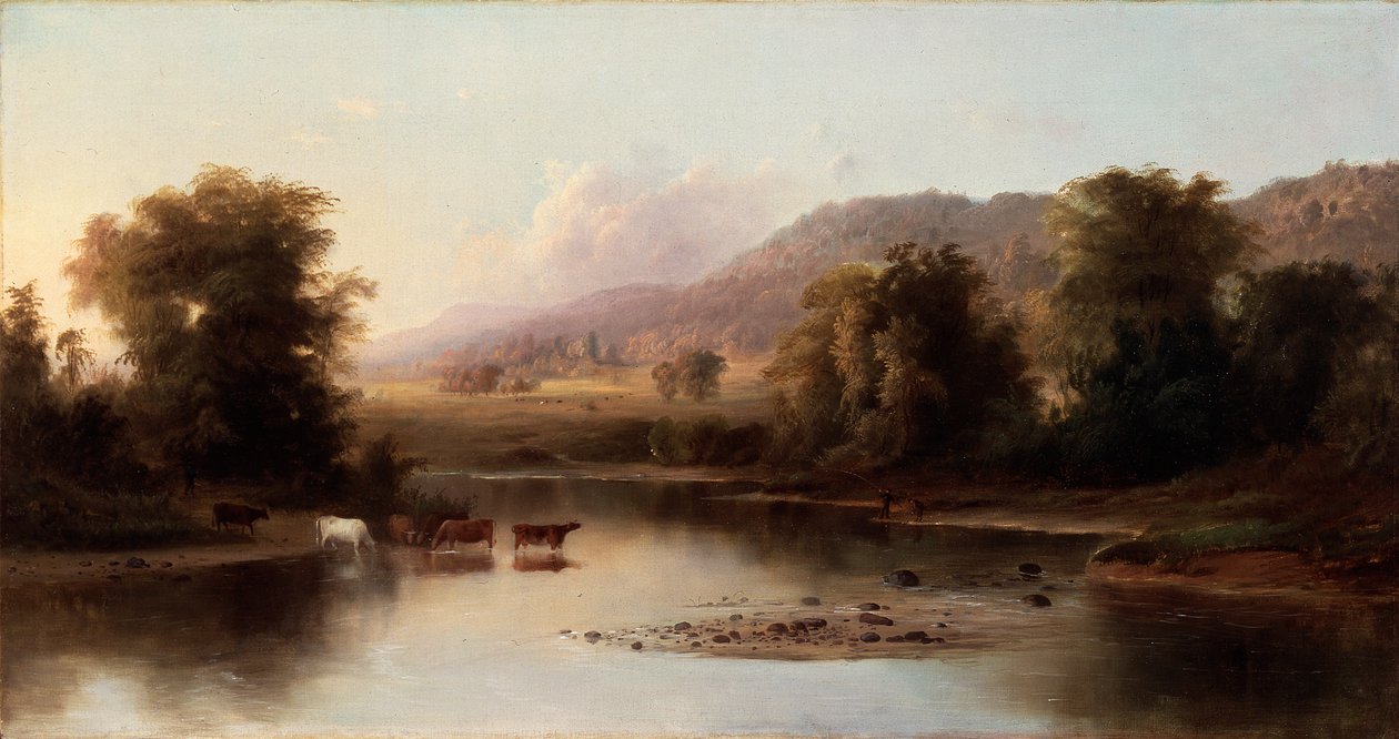 Näkymä St. Anne-joelle tekijältä Robert Seldon Duncanson