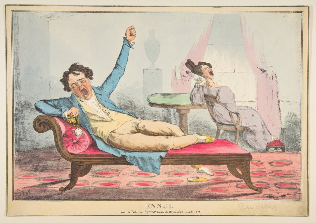 Ennuissa 20. marraskuuta 1829. tekijältä Robert Seymour