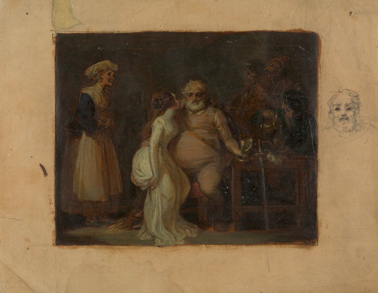 Falstaff villisian päässä tekijältä Robert Smirke