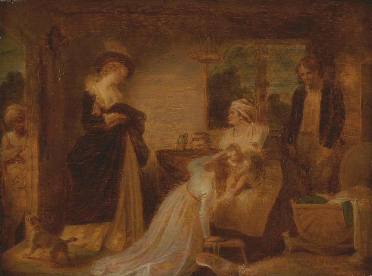 The Seven Ages of Man: The Infant, "As You Like It", II, vii tekijältä Robert Smirke