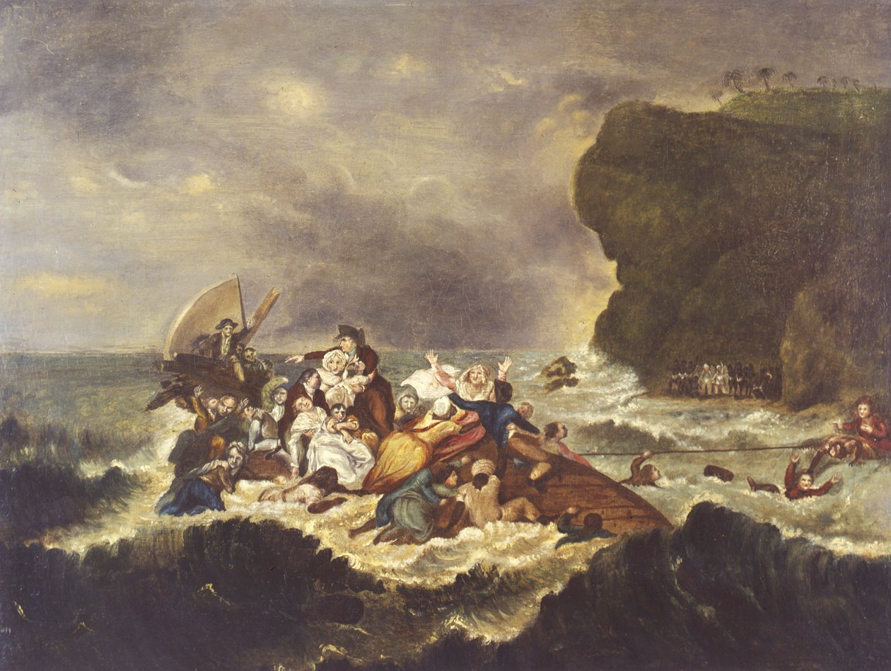 "Grosvenorin" hylky, 1783 tekijältä Robert Smirke