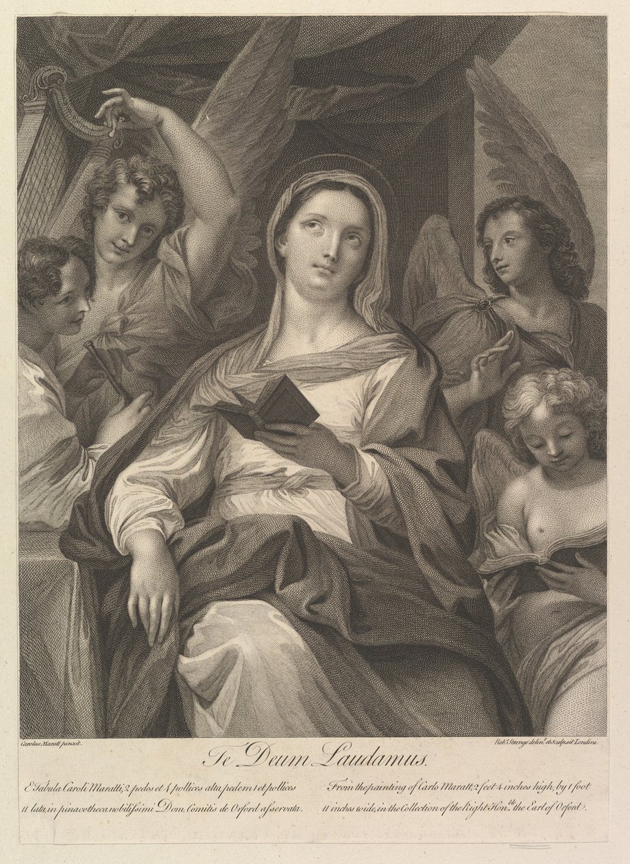 Ylistämme Te Deumia, 1765-69. tekijältä Robert Strange
