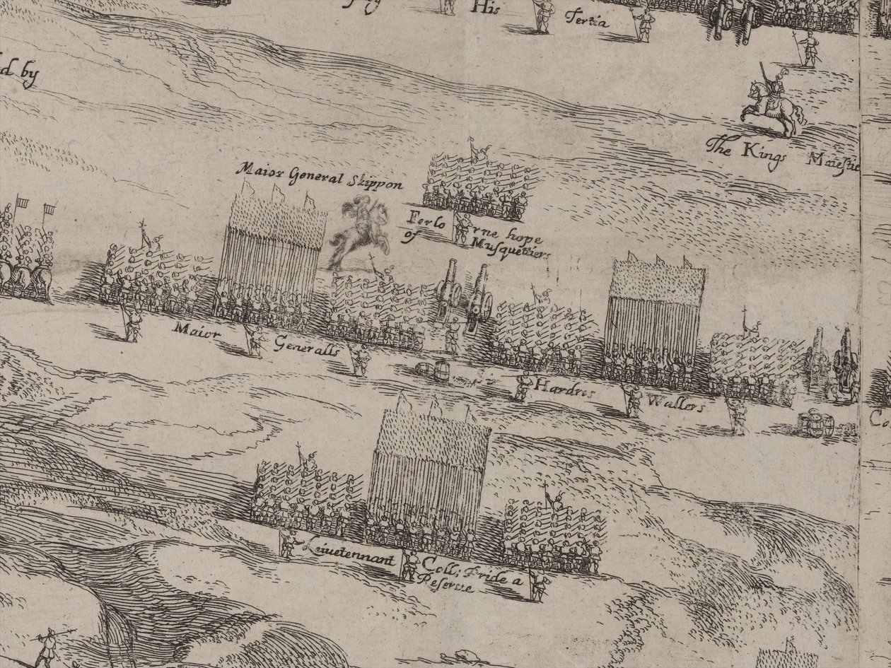 Kuvaus Hänen Majesteettien hevos- ja jalkaarmeijasta ja Sir Thomas Fairefaxista; kesäkuun neljäntenätoista päivänä 1645 tekijältä Robert Streater or Streeter