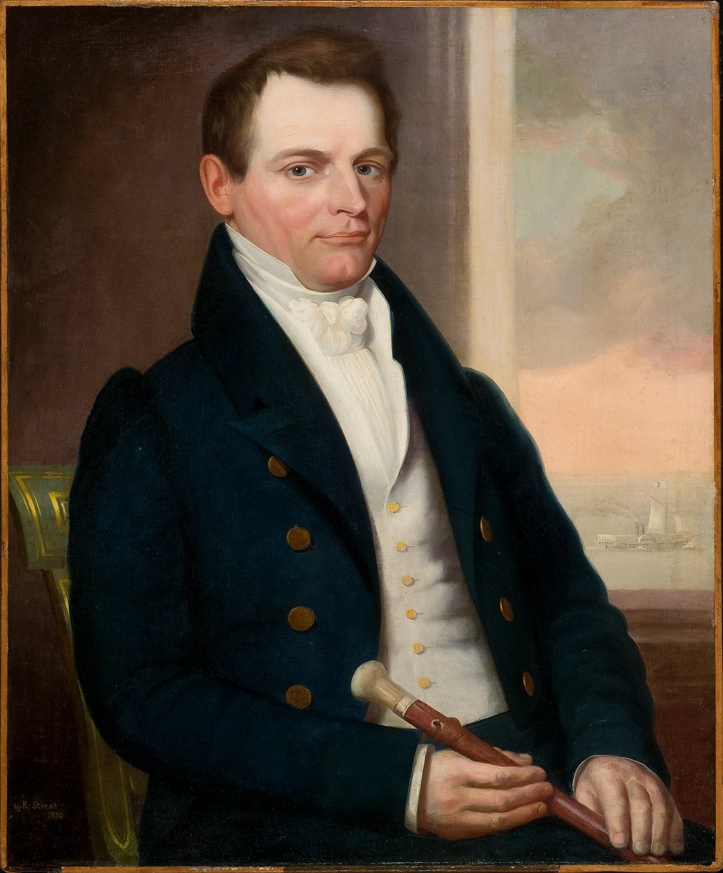 Miehen muotokuva 1830 (Öljy kankaalle) tekijältä Robert Street
