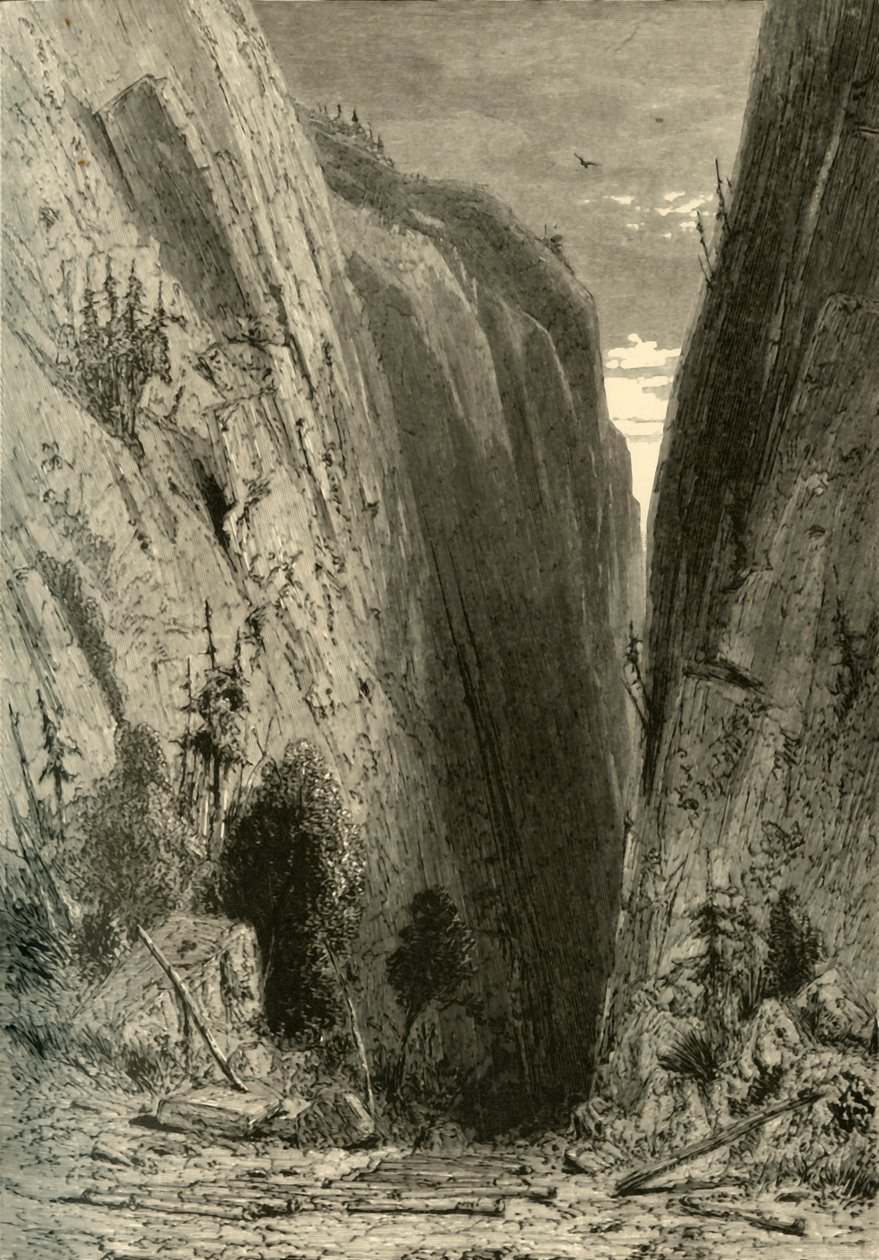 "Umpqua Canon", 1872. tekijältä Robert Swain Gifford