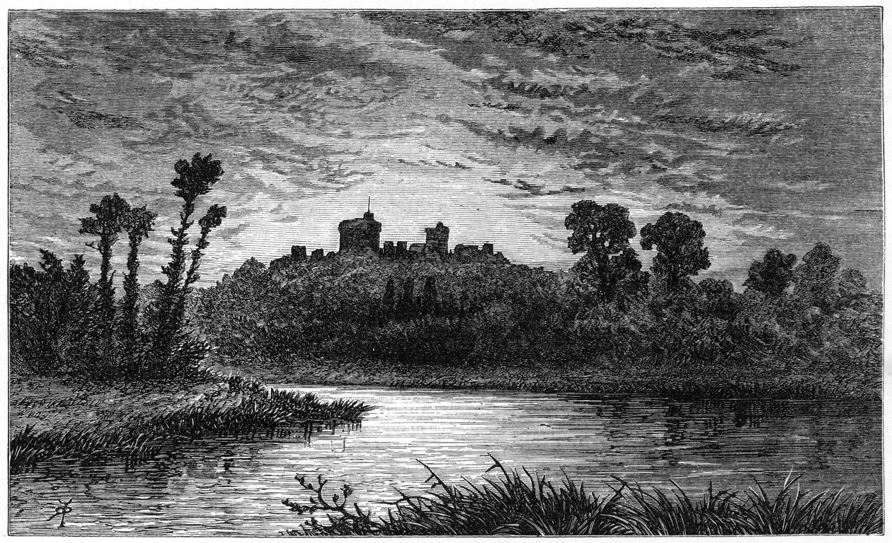 Windsor, idän lähestymistavasta, 1880. tekijältä Robert Taylor Pritchett