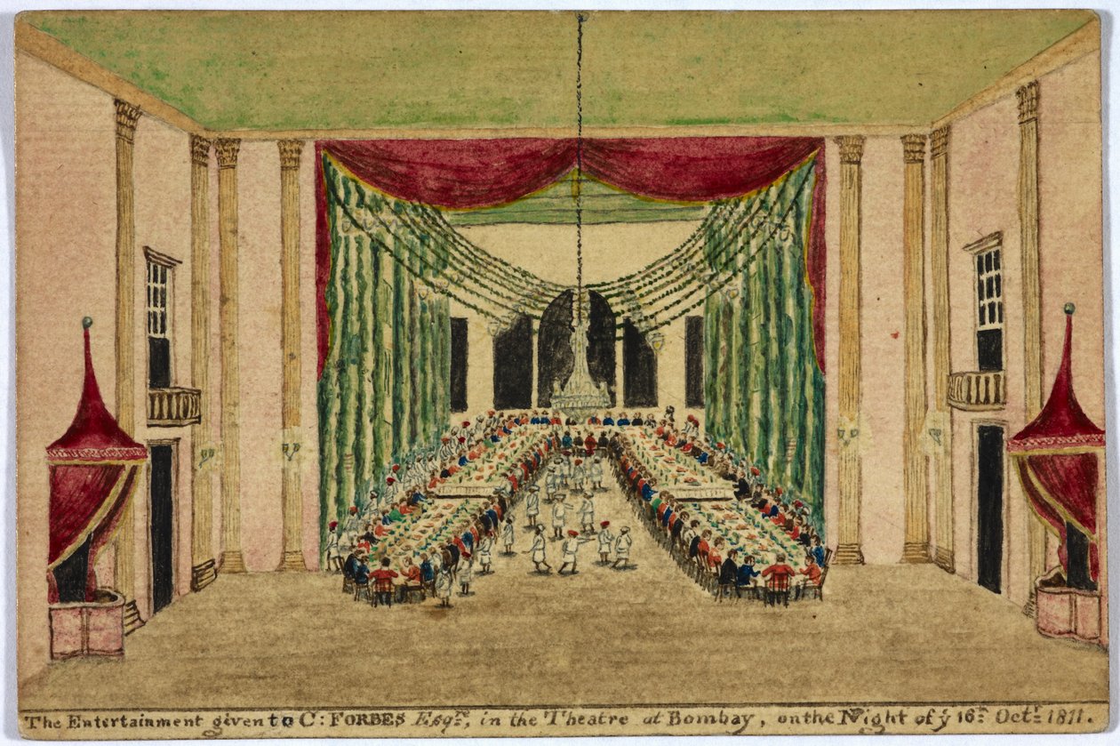 C. Forbes Esquirelle tarjottu viihde Bombayn teatterissa iltana 16. lokakuuta 1811. tekijältä Robert Temple