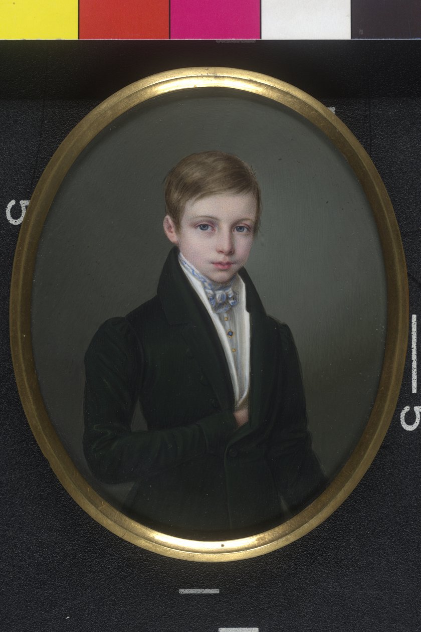 Keisari Franz Joseph I kahdentoista vuoden ikäisenä poikana tekijältä Robert Theer