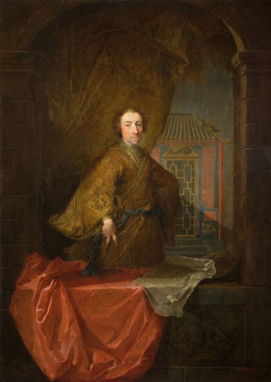 Muotokuva Richard Dicky Batemanista, 1741. tekijältä Robert Tournieres