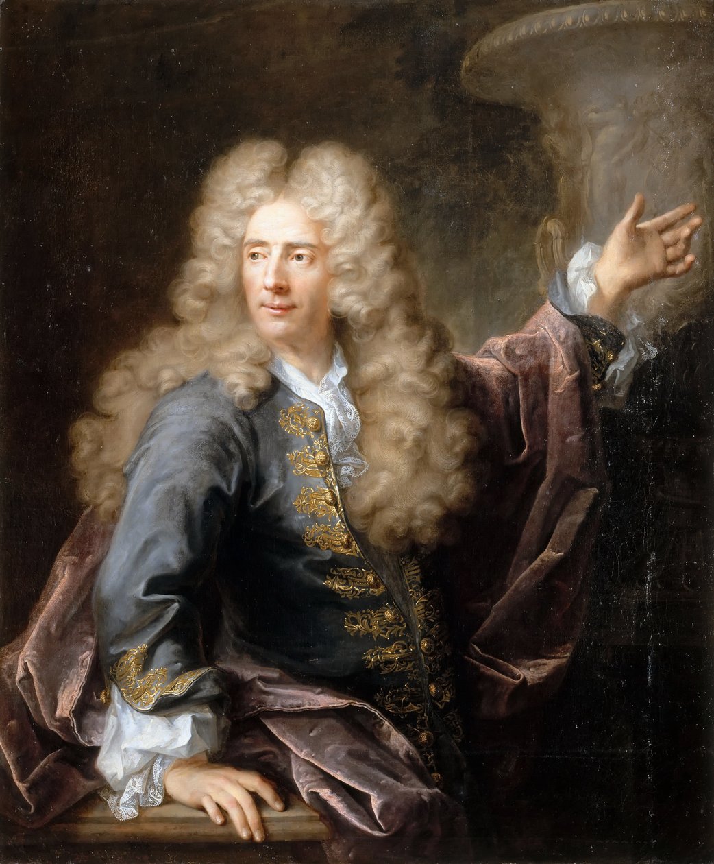 Kuvanveistäjä Jean Cornun muotokuva 1650-1715 tekijältä Robert Tournieres