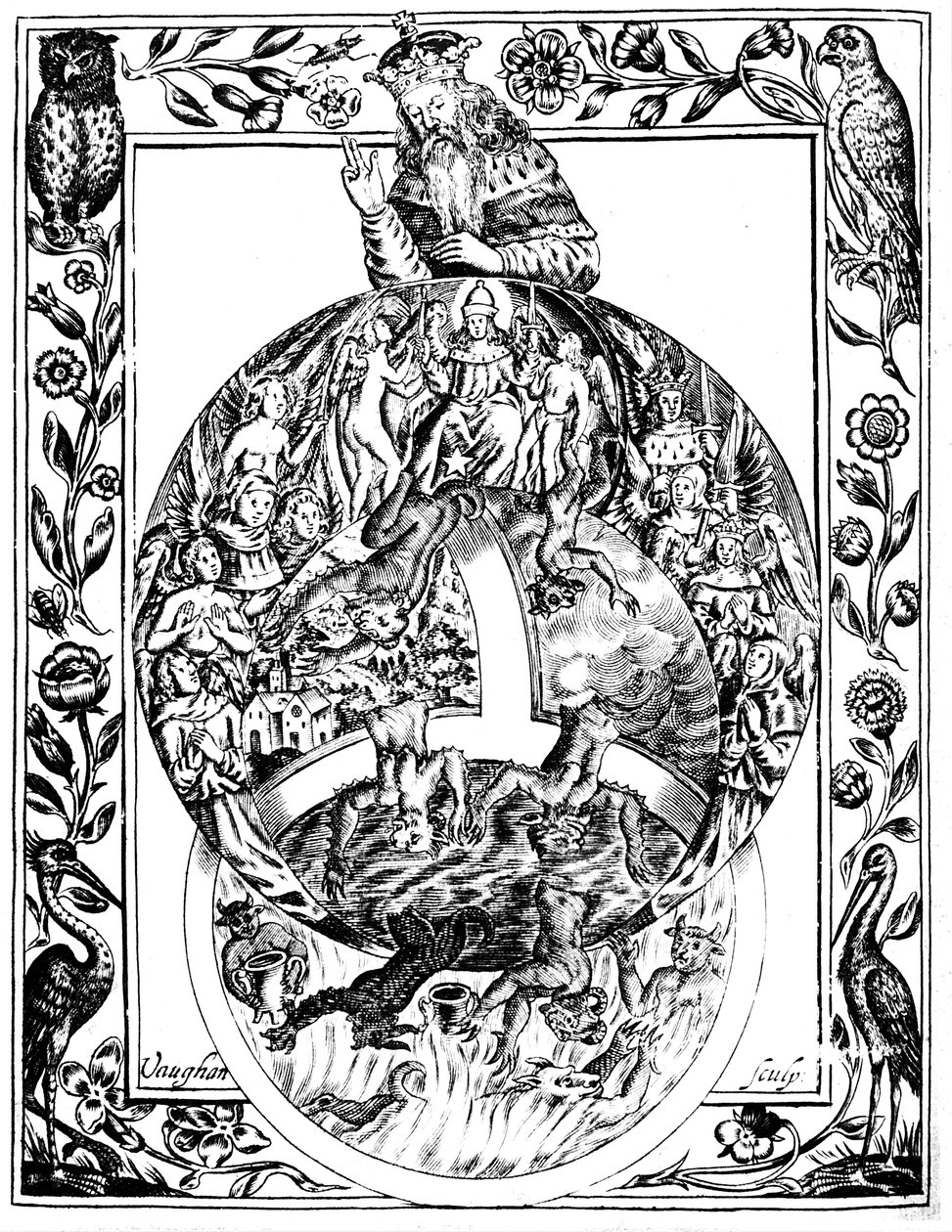 Kirkon hierarkia, 1652 tekijältä Robert Vaughan