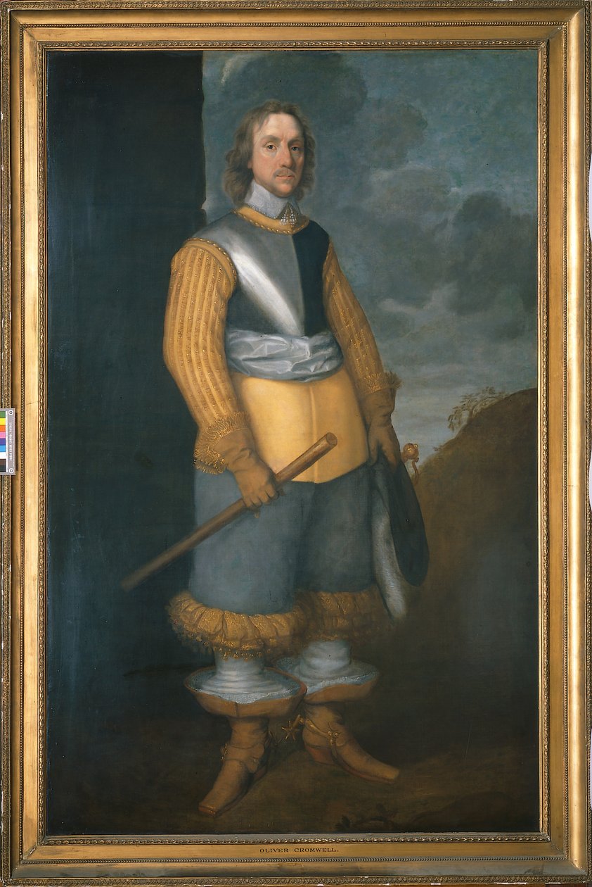 Oliver Cromwell, n. 1649-1650 (öljy kankaalle) tekijältä Robert Walker
