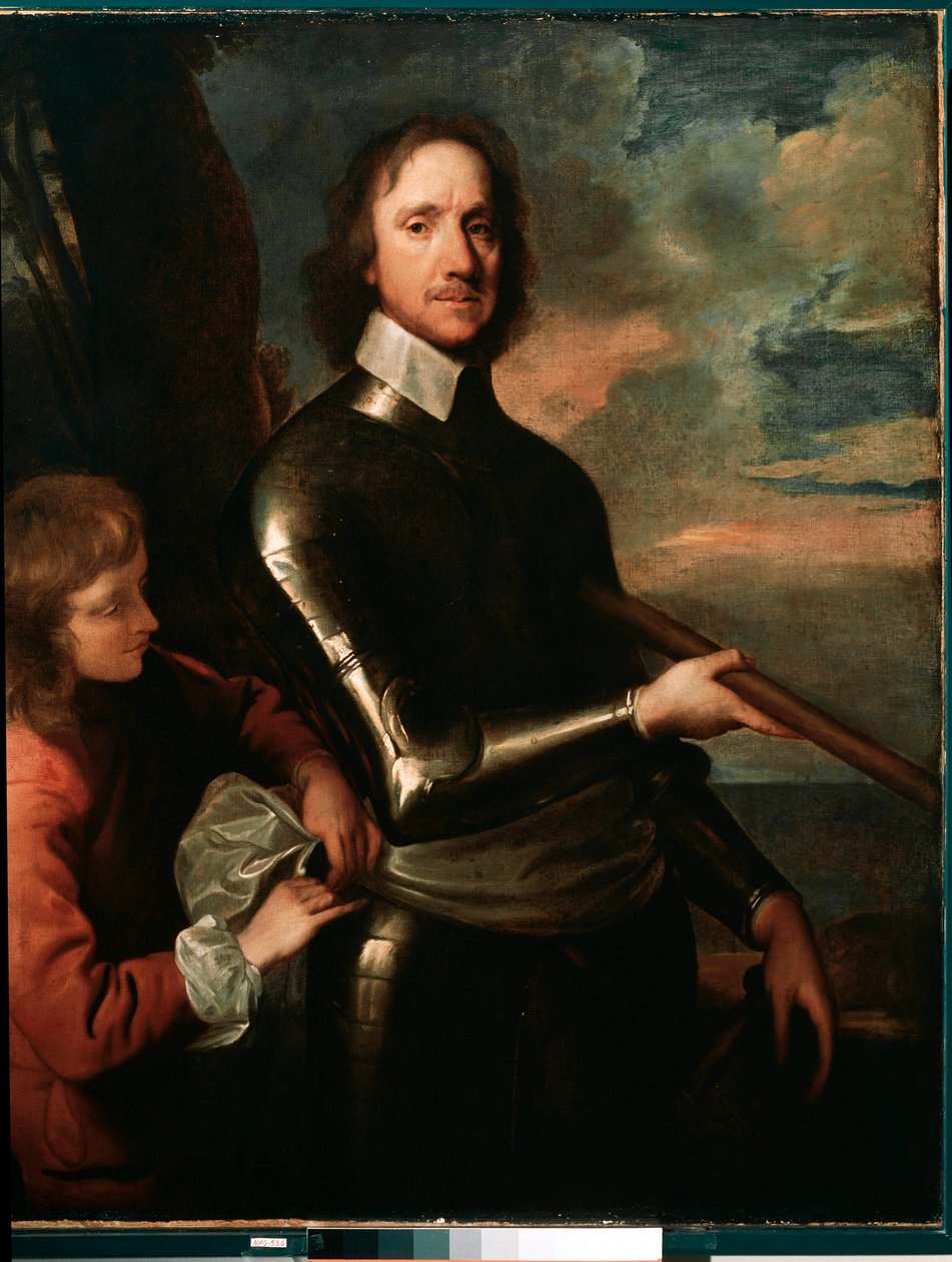 Oliver Cromwellin muotokuva (1649, öljy kankaalle) tekijältä Robert Walker