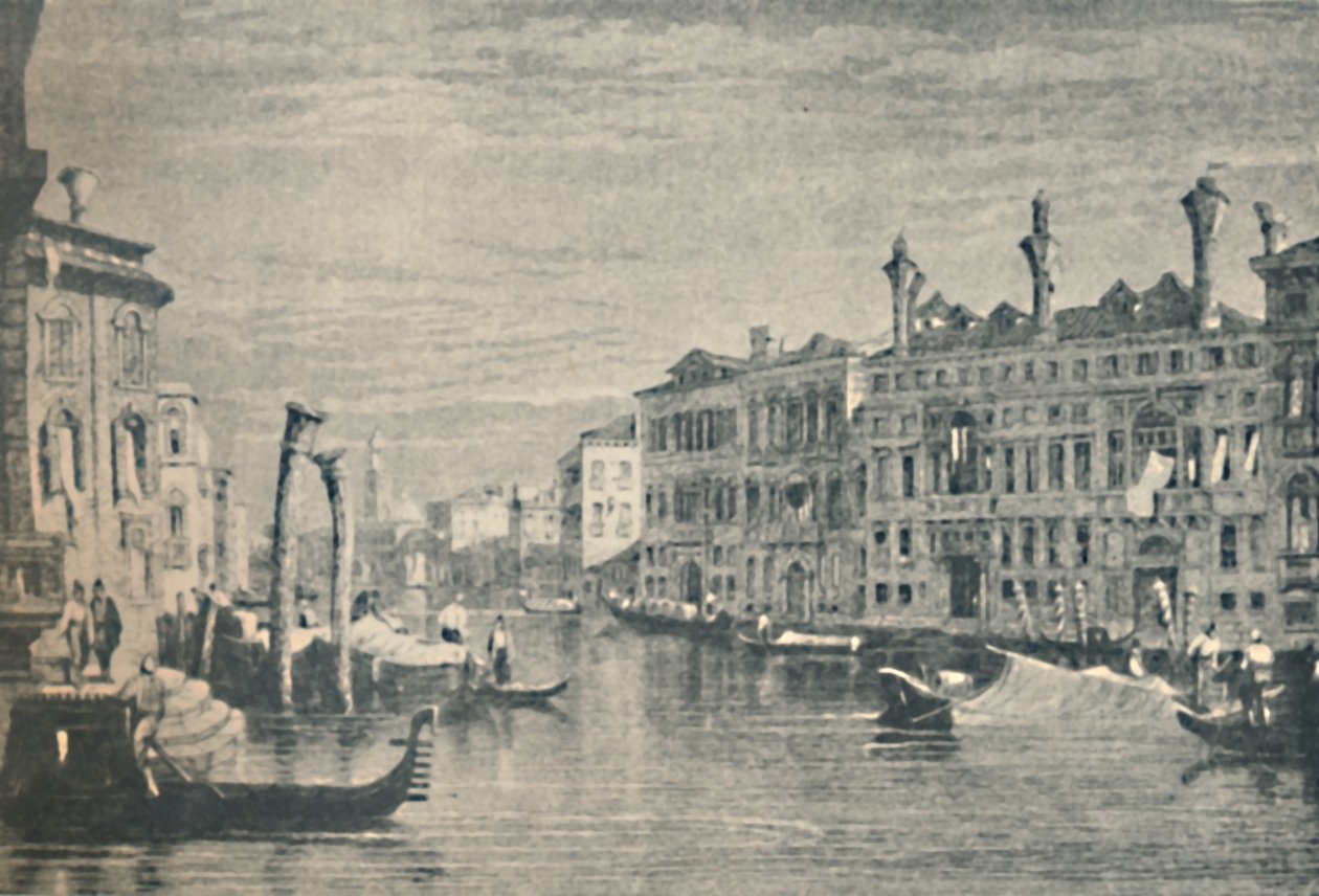 Palazzo Mocenigo, 1830, 1925. tekijältä Robert Wallis