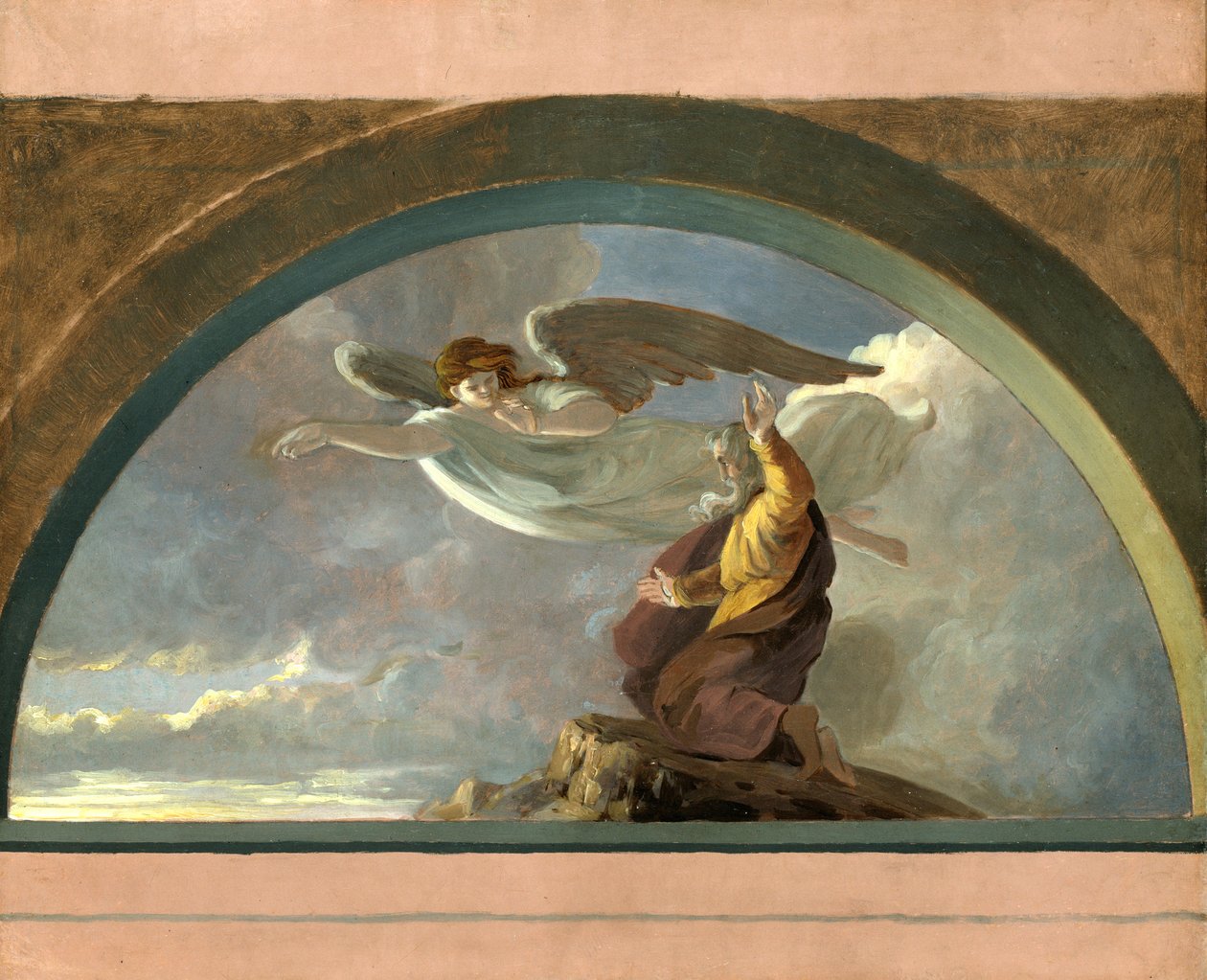 Mooses katselemassa luvattua maata, n. 1860-1865. tekijältä Robert Walter Weir