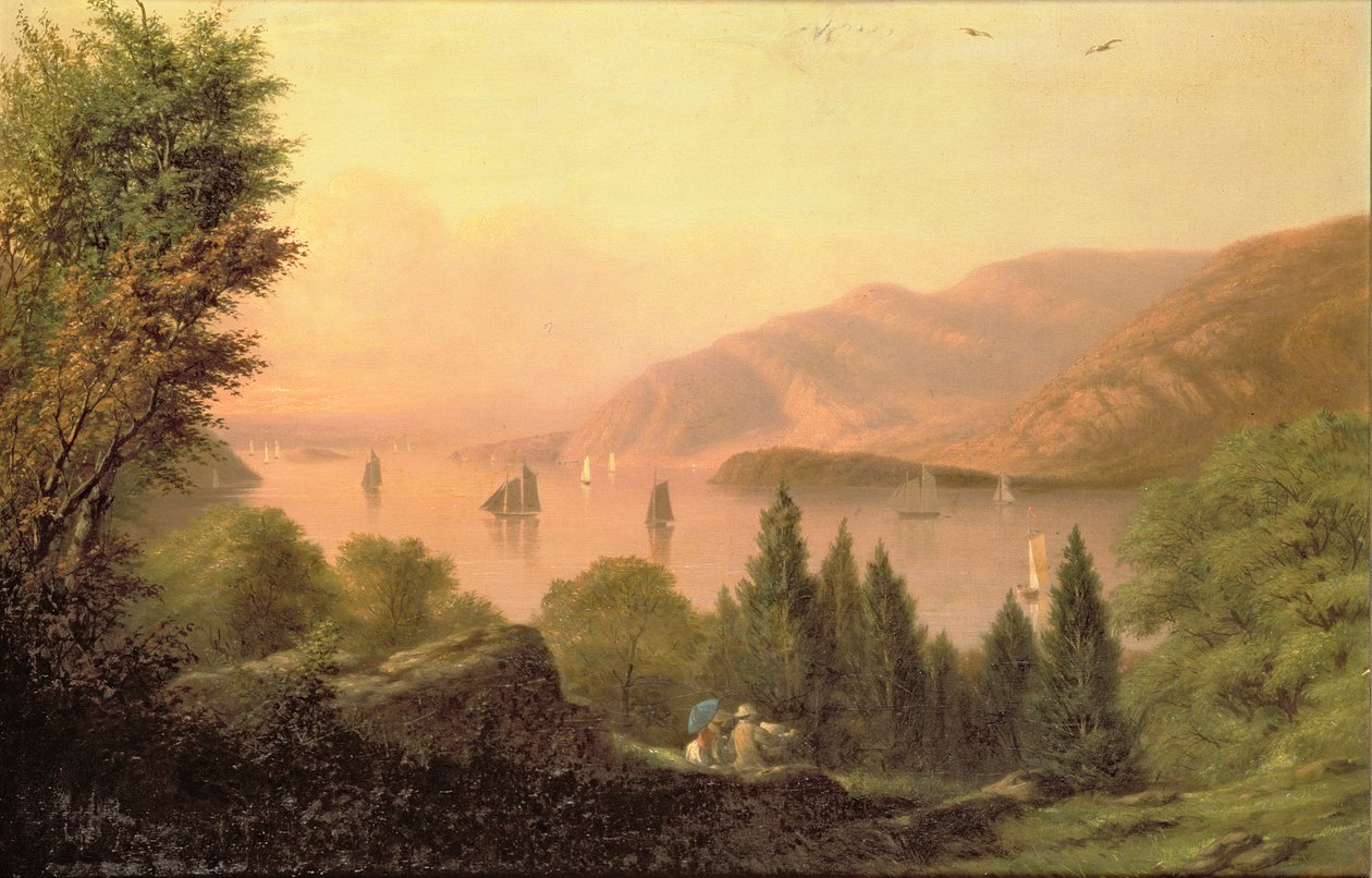 Piknik pitkin Hudsonia, 1881 tekijältä Robert Walter Weir