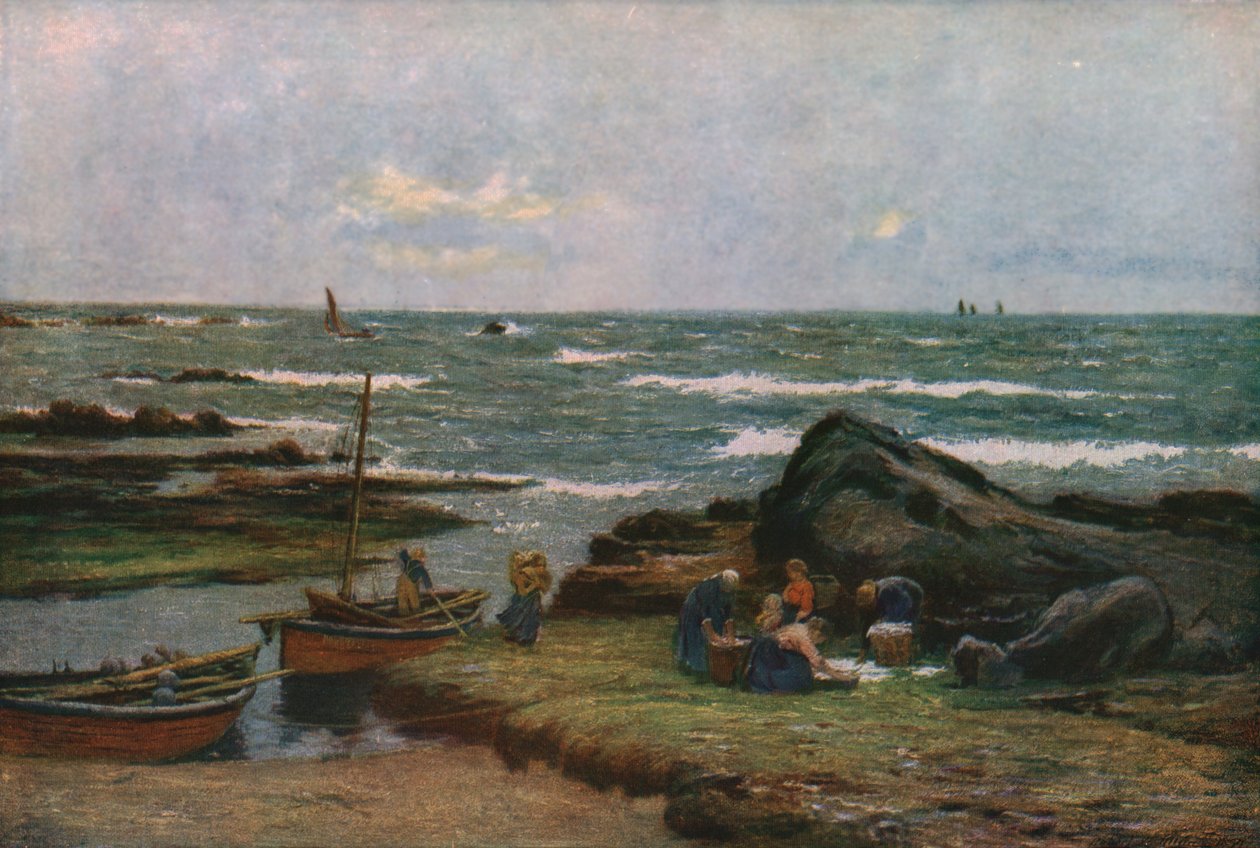 Tuoreena merestä, 1899, c1930. tekijältä Robert Weir Allan