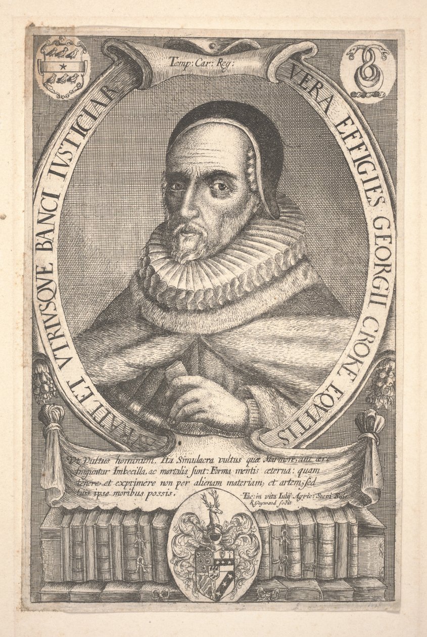 Sir George Croke (etsaus) tekijältä Robert White