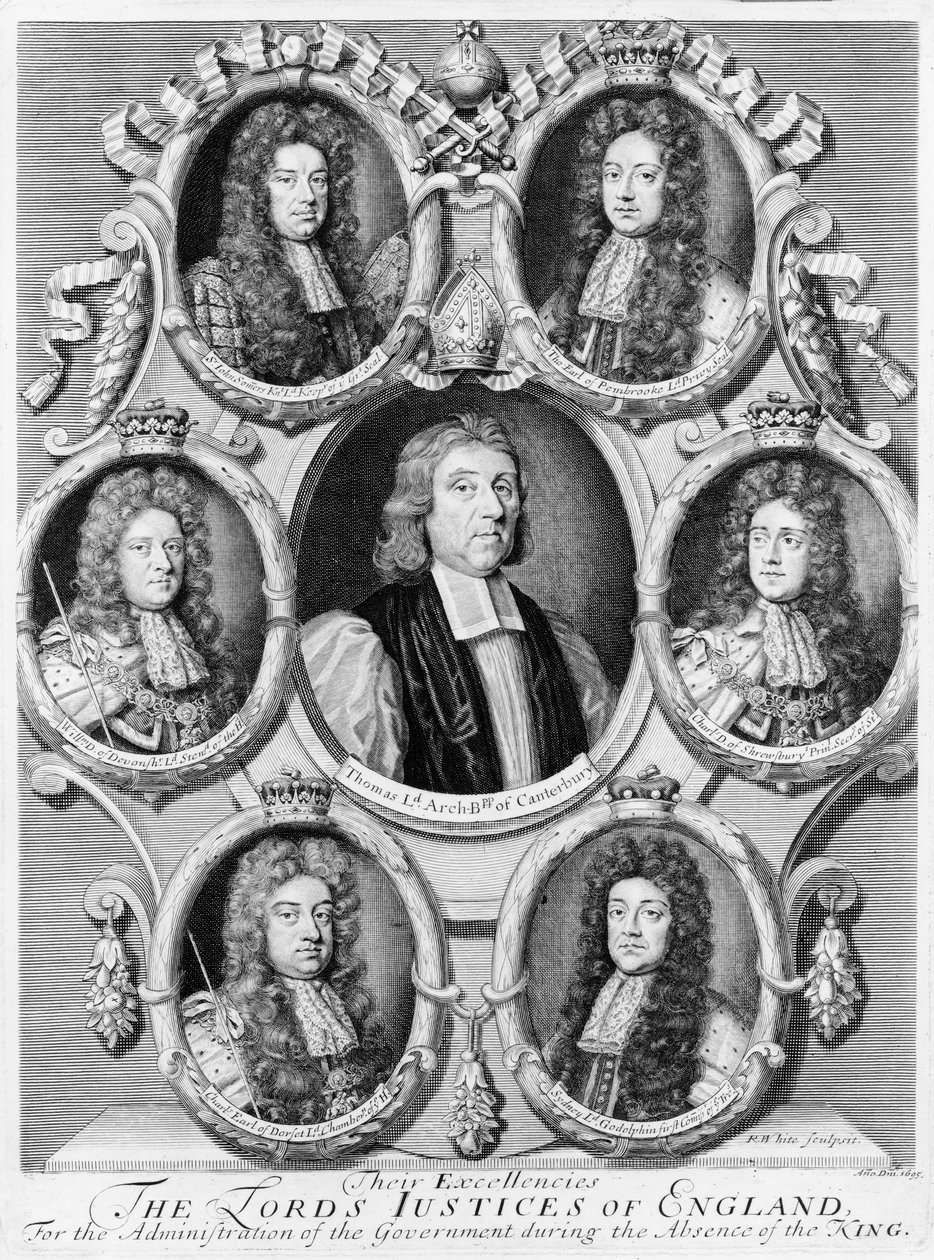 The Lord Justices of England, 1695 tekijältä Robert White