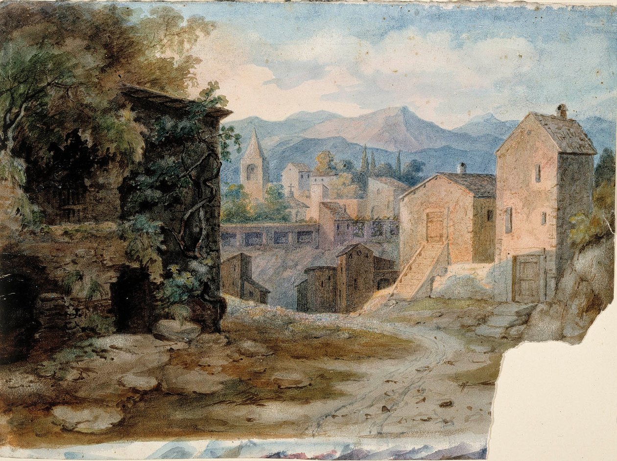 Italialainen vuoristokaupunki tekijältä Robert Wilhelm Ekman