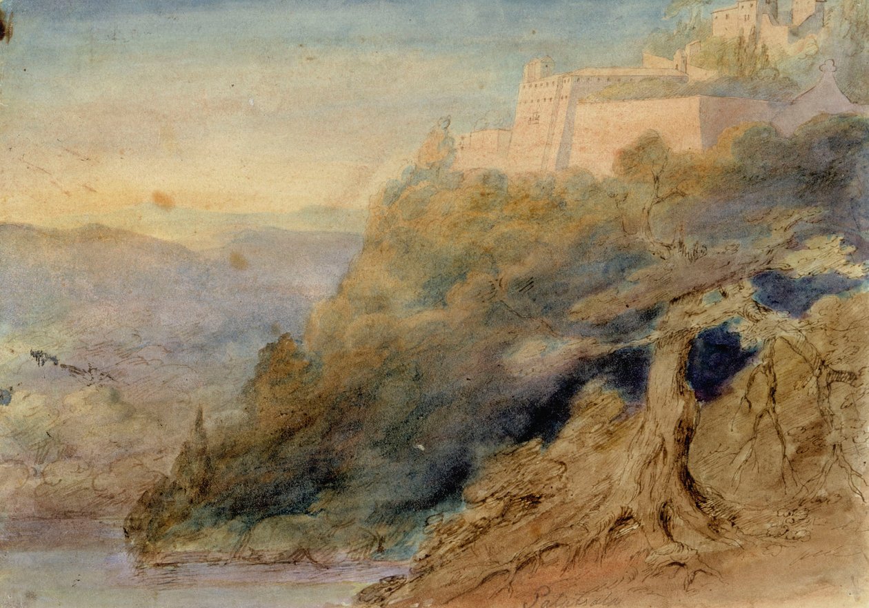 Palazzolo, italialainen maisema tekijältä Robert Wilhelm Ekman