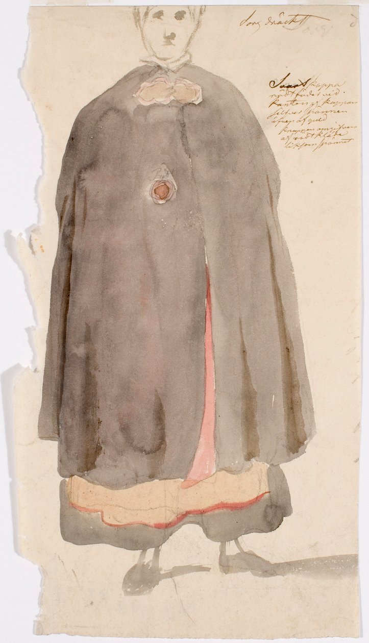 Seisova talonpoikaisnainen tekijältä Robert Wilhelm Ekman