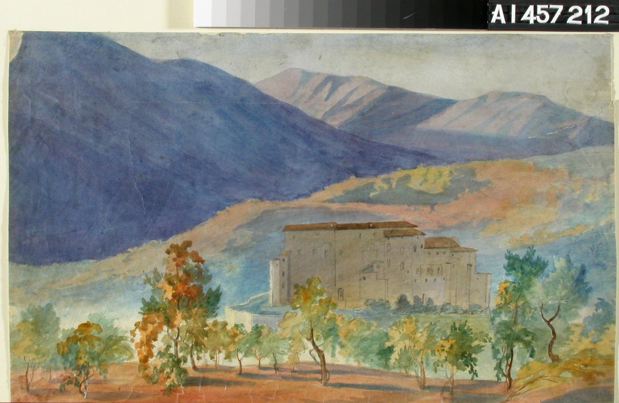 Subiaco, Rocca Abbaziale tekijältä Robert Wilhelm Ekman