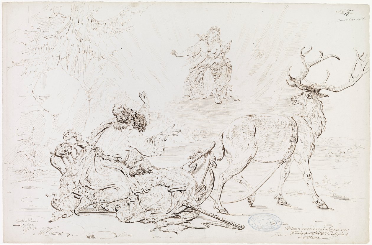 Väinämöinen and the Maiden of Pohjola tekijältä Robert Wilhelm Ekman