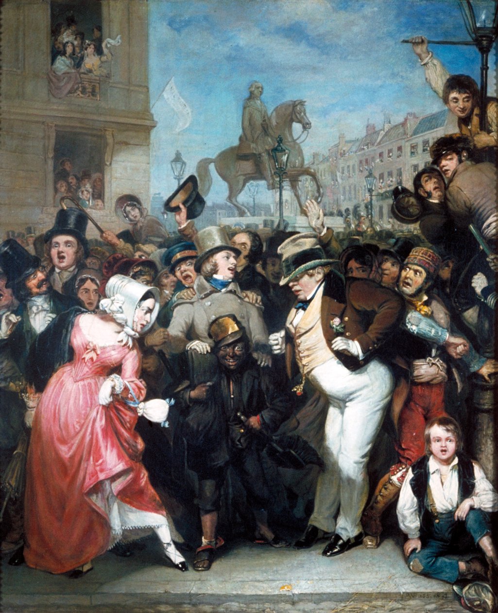 "The Crowd", 1847 tekijältä Robert William Buss