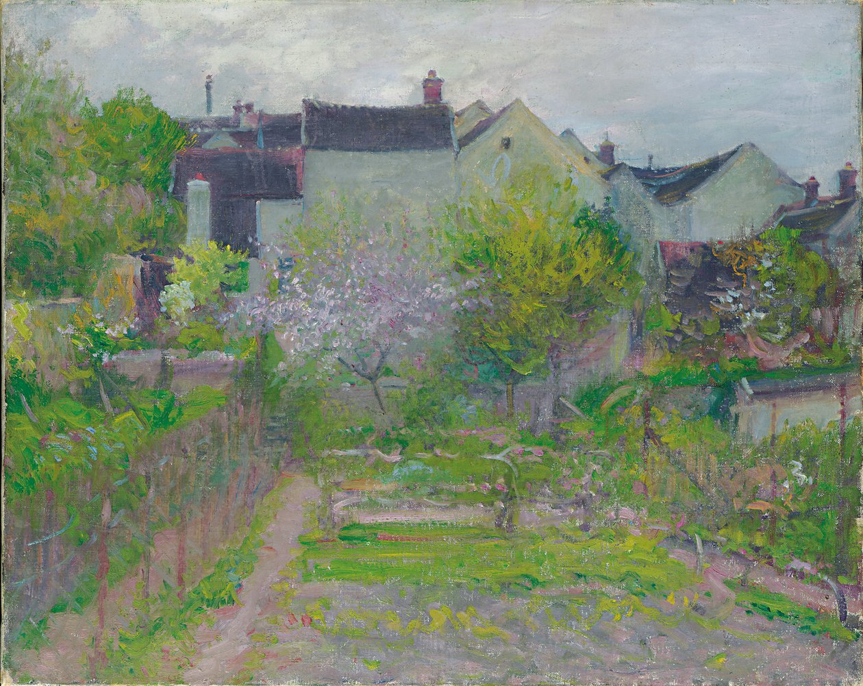 Grez-sur-Loing (öljy kankaalle) tekijältä Robert William Vonnoh