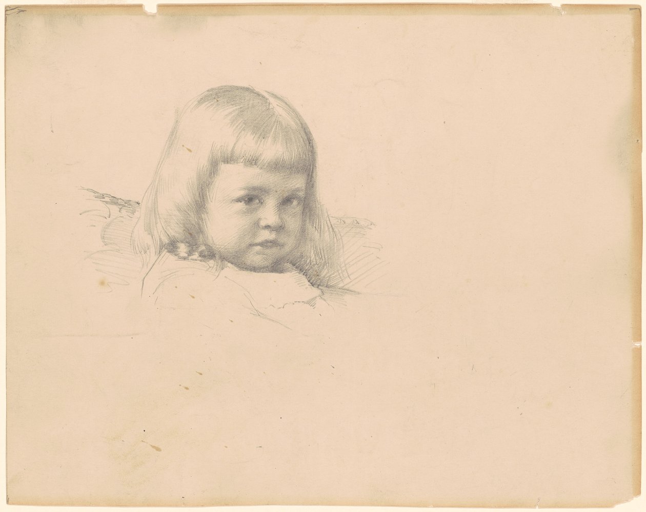 Tutkimus "Esther Haydinin muotokuva" tekijältä Robert William Vonnoh