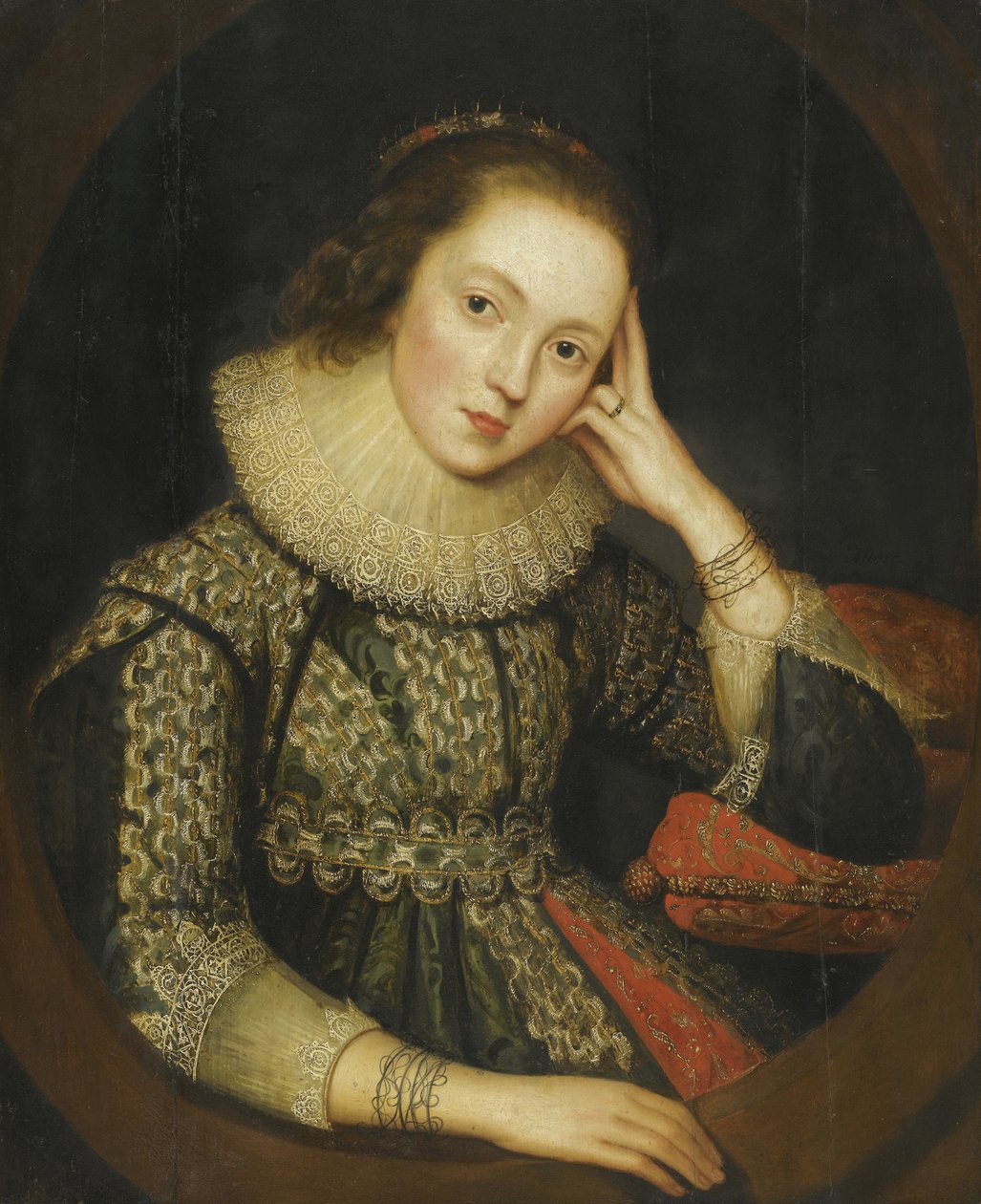 Mary Stuart, Skotlannin kuningatar (öljy puulle) tekijältä Robert the Elder Peake