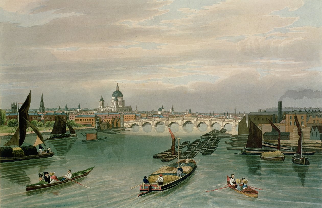 Näkymä Blackfriars Bridgelle ja St. Paul