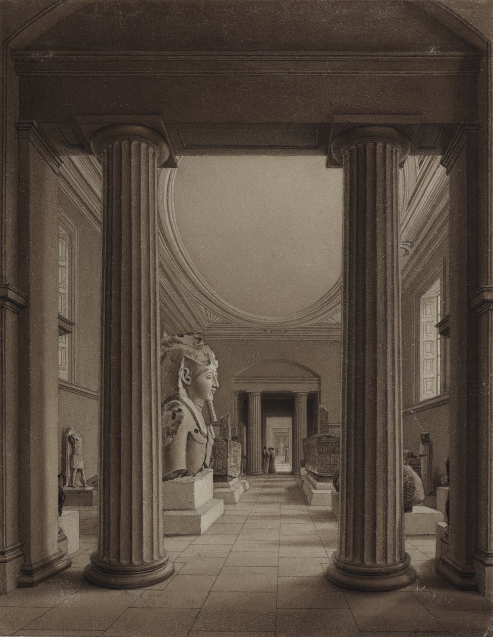 British Museum, noin 1840 tekijältä Robert the Younger Havell