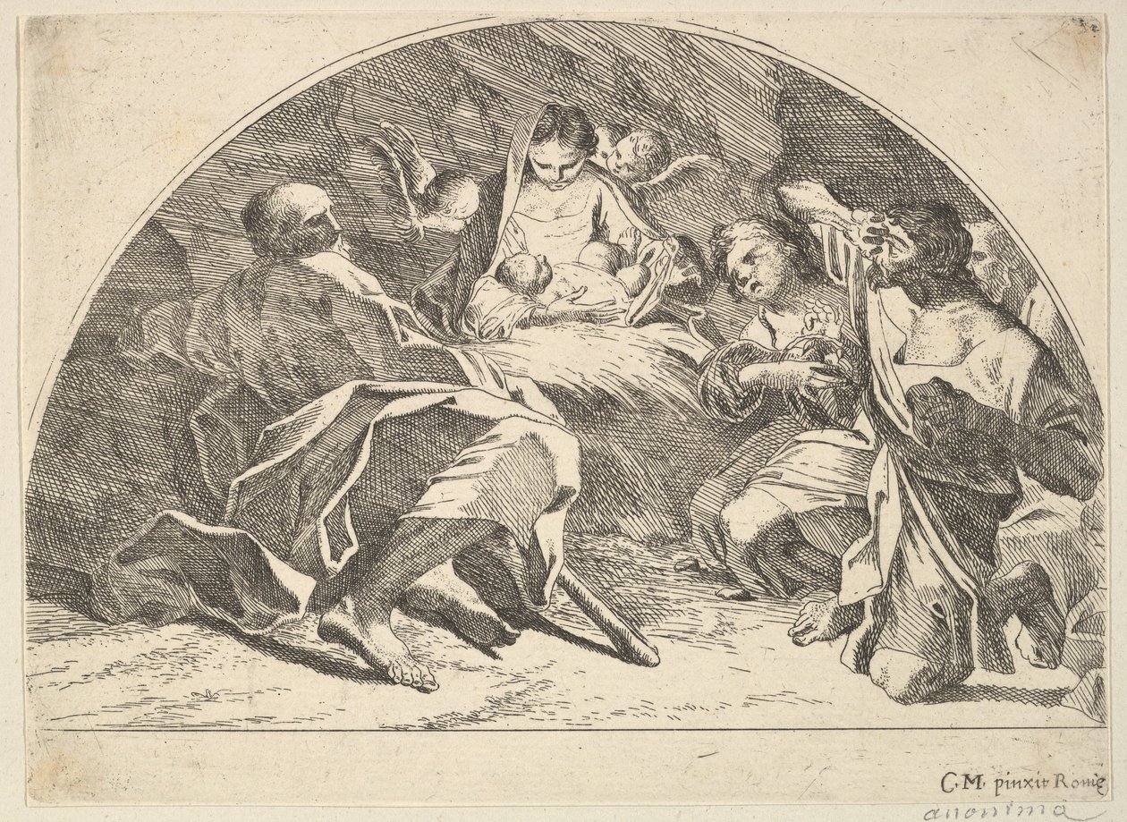 Syntymä, 1680-1743. tekijältä Robert van Audenaerde
