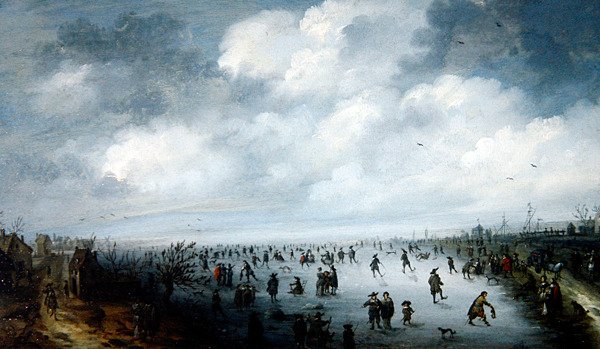 Talvimaisema tekijältä Robert van den Hoecke